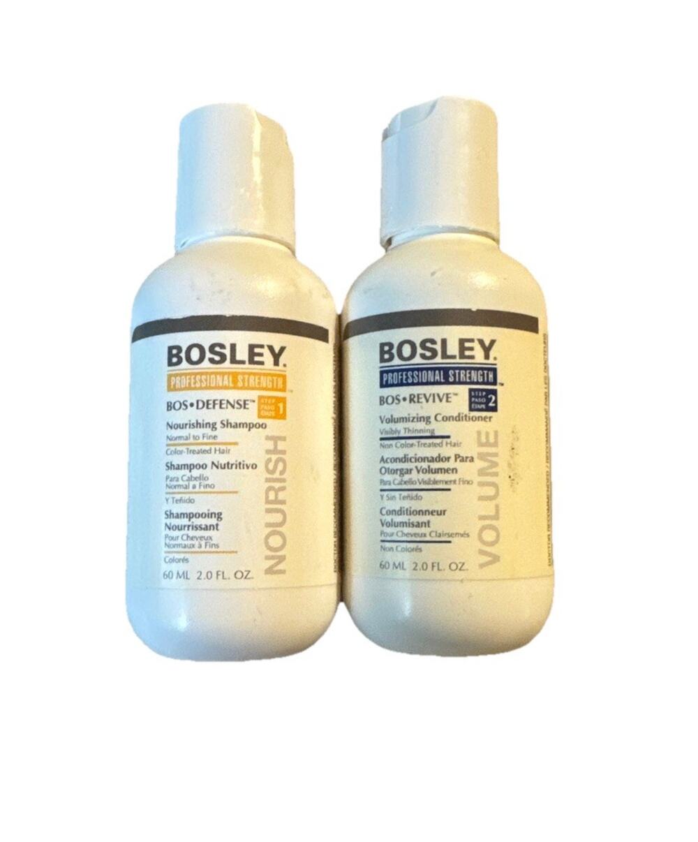 Bosley Professional Strength Shampoo and Condition *New* Travel Size